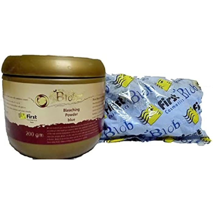 Blob Hair Blonde Powder Blue Jar, 200g - Image 2